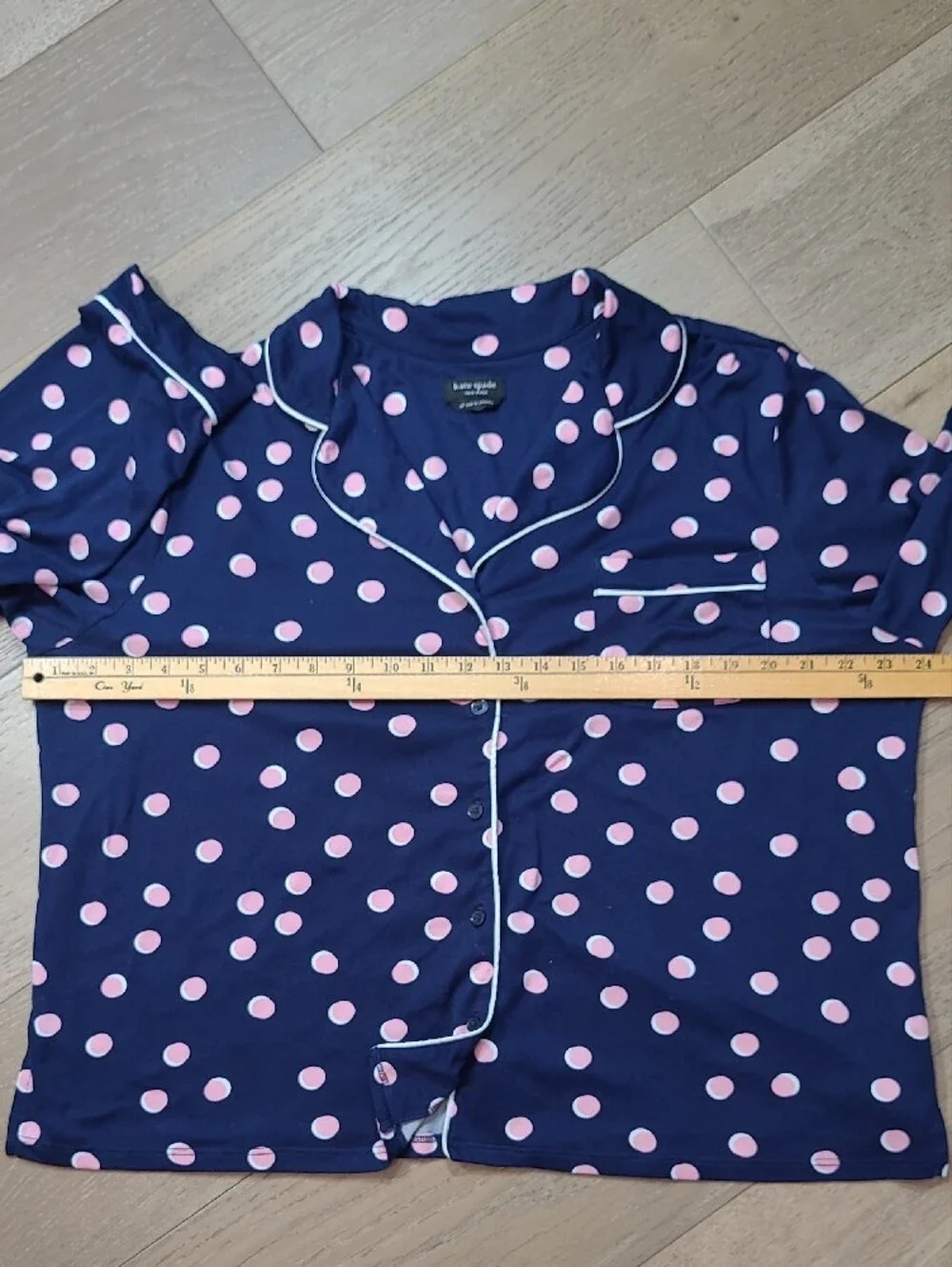 kate spade New York Pajamas Women's sz XL Dream a Little Dream Polka Dot Navy